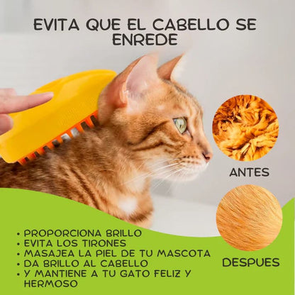 Cepillo de vapor para mascotas