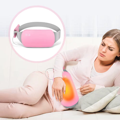 Almohadilla Térmica Para Cólicos Menstruales Inalámbrica Rosado