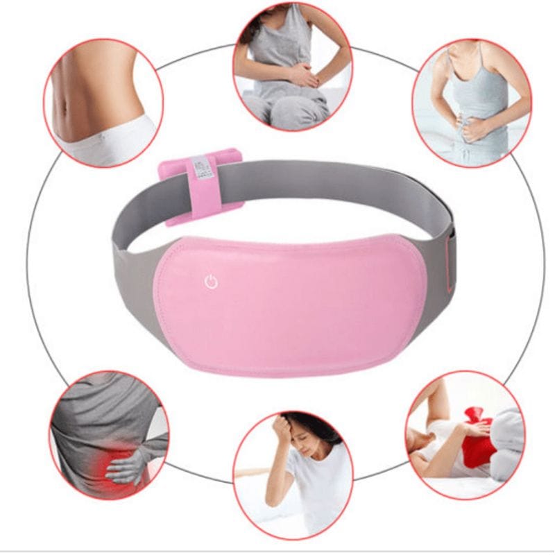 Almohadilla Térmica Para Cólicos Menstruales Inalámbrica Rosado