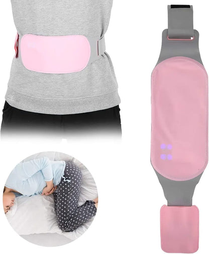 Almohadilla Térmica Para Cólicos Menstruales Inalámbrica Rosado