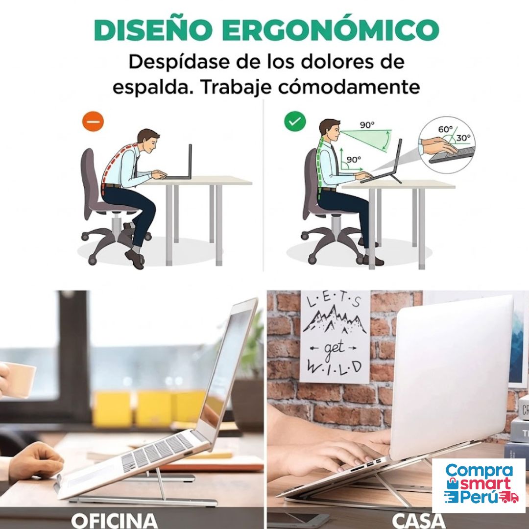 SOPORTE PARA LAPTOP O CELULAR, TABLET