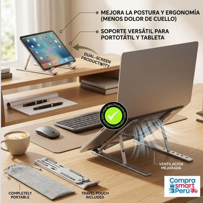 SOPORTE PARA LAPTOP O CELULAR, TABLET